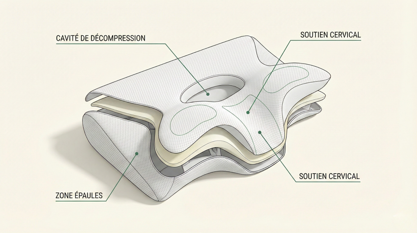 Oreiller ergonomique