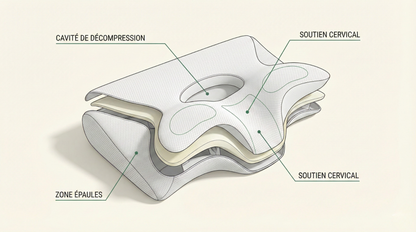 Oreiller ergonomique
